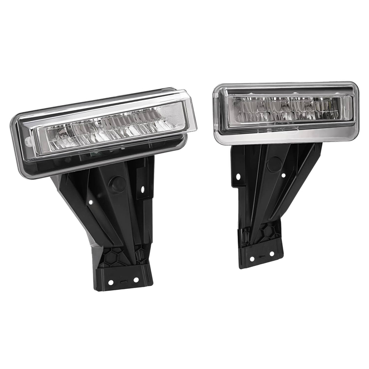 Solid Spare For Ford F250 F350 Super Duty 2020-2022 LED Bumper Fog Lights Driving Lamps Set