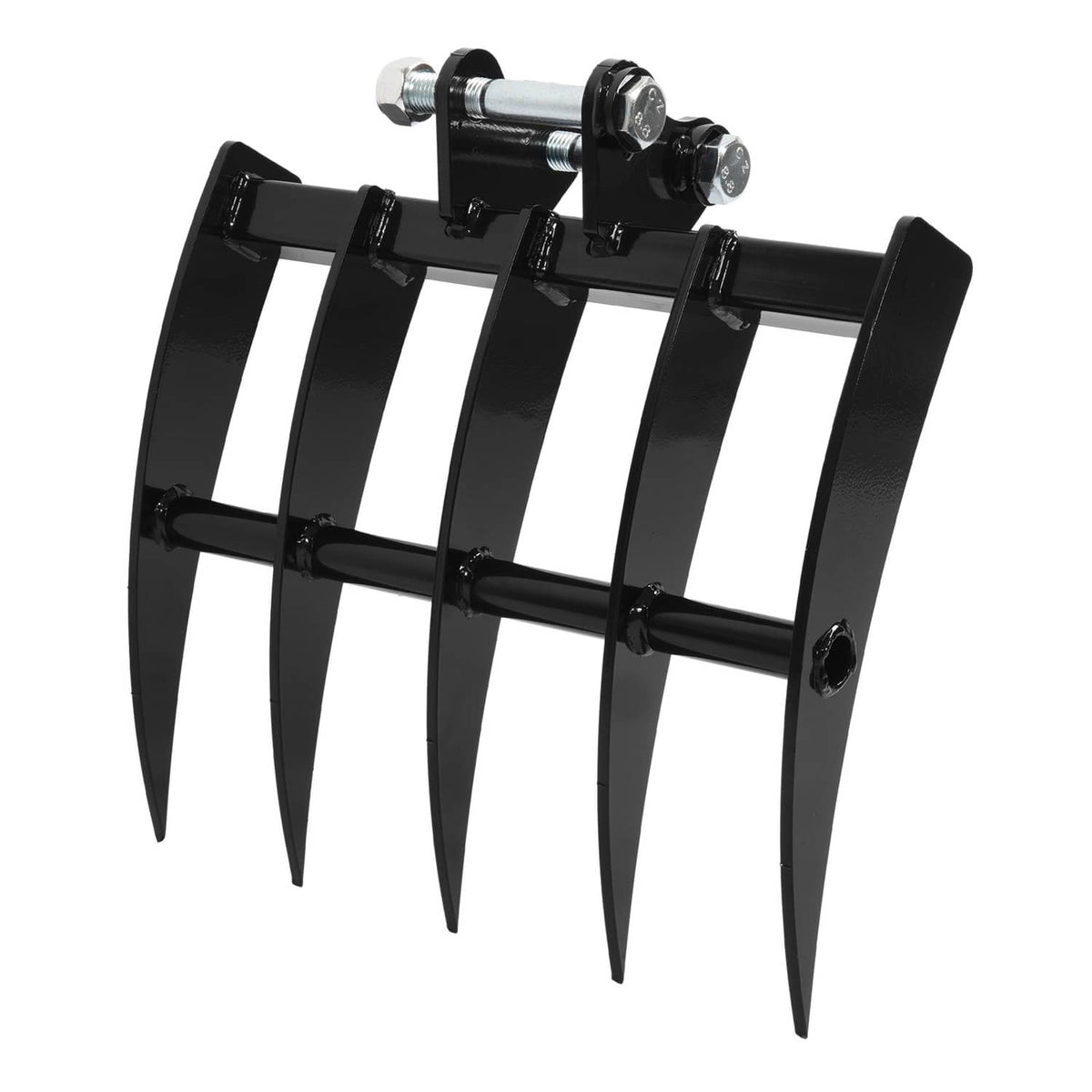 Solidspare Mini Excavator Attachment Rake 5 Tools For Mini Excavator  Heavy Duty Thick