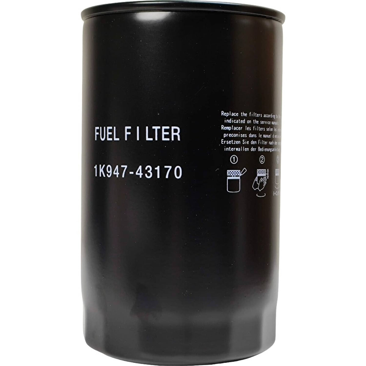 Solid Spare Fuel Filter 1K947-43172 for Kubota KX080-4 KX080-4S KX080-4S(SUNBELT) Excavator