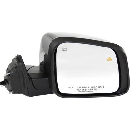 Solidspare Left Side Manual Fold Mirror Blind Spot For 11-22 Jeep Grand Cherokee 68236930AF