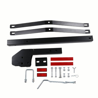Solidspare 500lbs Car SUV Folding Rack Cargo Basket Trailer Hitch Mount Luggage Carrier New