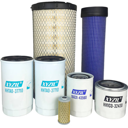 Solid Spare Maintenance Filter Kit Fit for Kubota M9540HD M9540FC M9540HD12 M95SH M95SDS