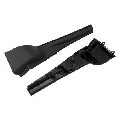 For 2015-2024 2017 Nissan Murano Windshield Wiper Cowl Extension Trim Pair Black