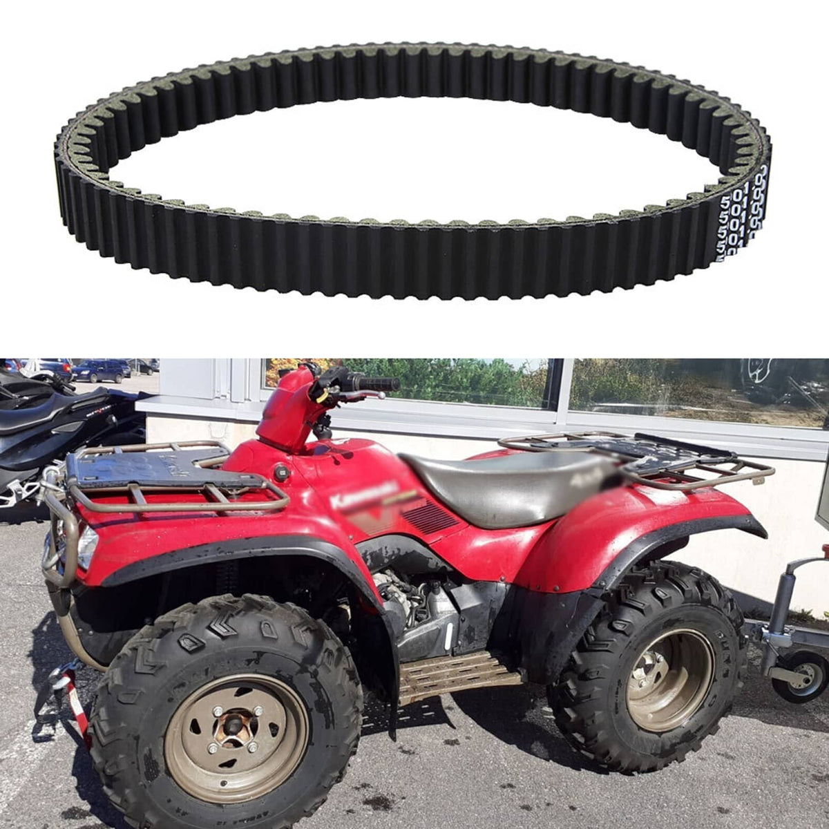 Solidspare High Performance Drive Belt For Kawasaki KVF360 KVF650 KVF700 KVF750 59011-1080