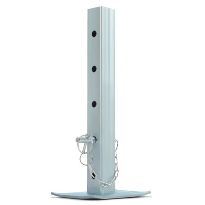 Solidspare 8000LBS For Square Jacks W/2" Square Tube Jack Stand Drop Leg W/5 Mounting Holes
