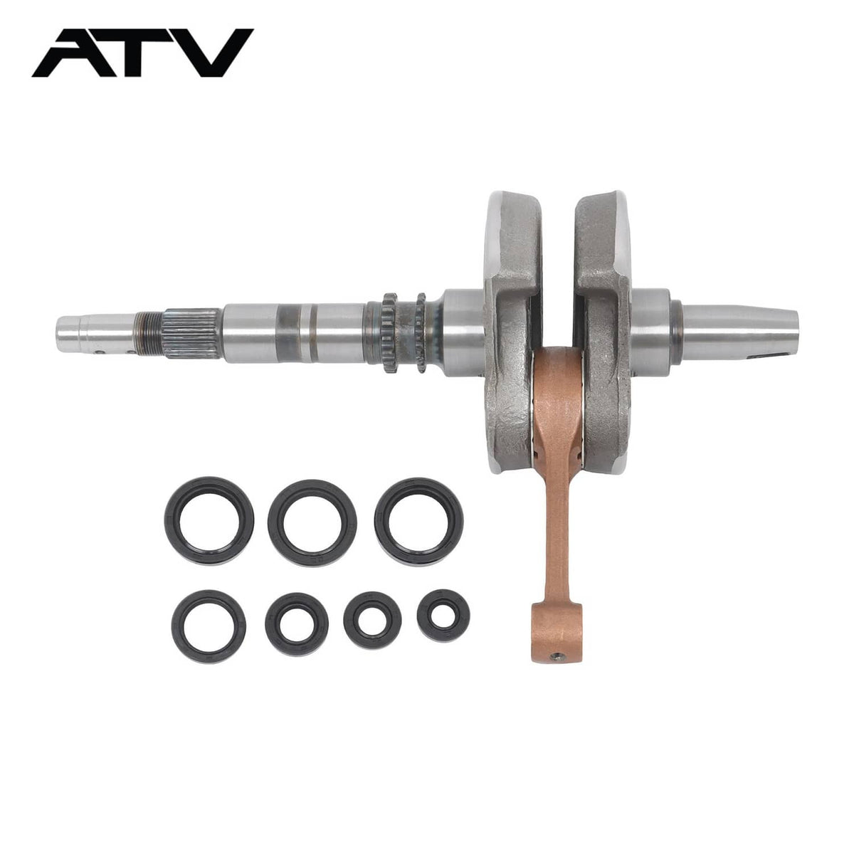 Solidspare For Honda Crankshaft Oil Kit Seal Recon TRX250 2008-2014 ATV Engine