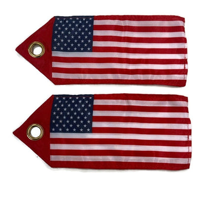(2) Snow Plow Blade Marker Flags - American Flag USA for Western 59700, 1308210