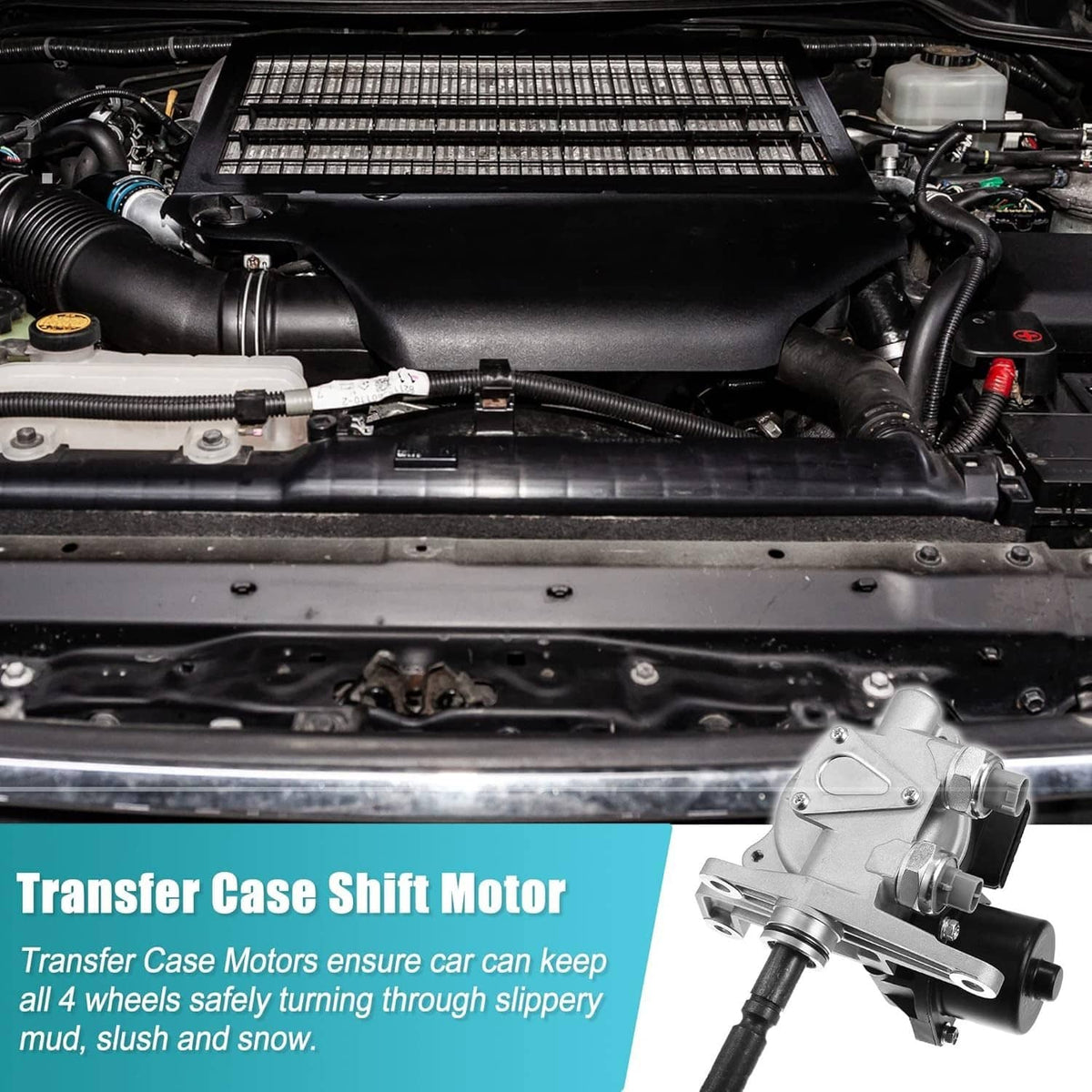 Solidspare New Transfer Case Actuator Motor for Toyota 4Runner Tacoma Tundra 4WD 3641034015