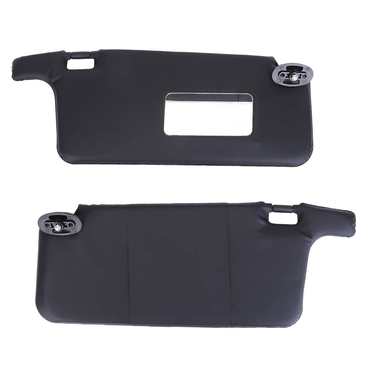 Solidspare Black For 1996-2001 Honda Civic Sun Visors Left Driver & Right Passenger Set
