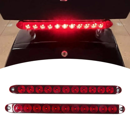 Solidspare 2 pcs 16" Red Trailer Truck Light Bar 11 LED chips Turn Rear Brake Lamp Strip