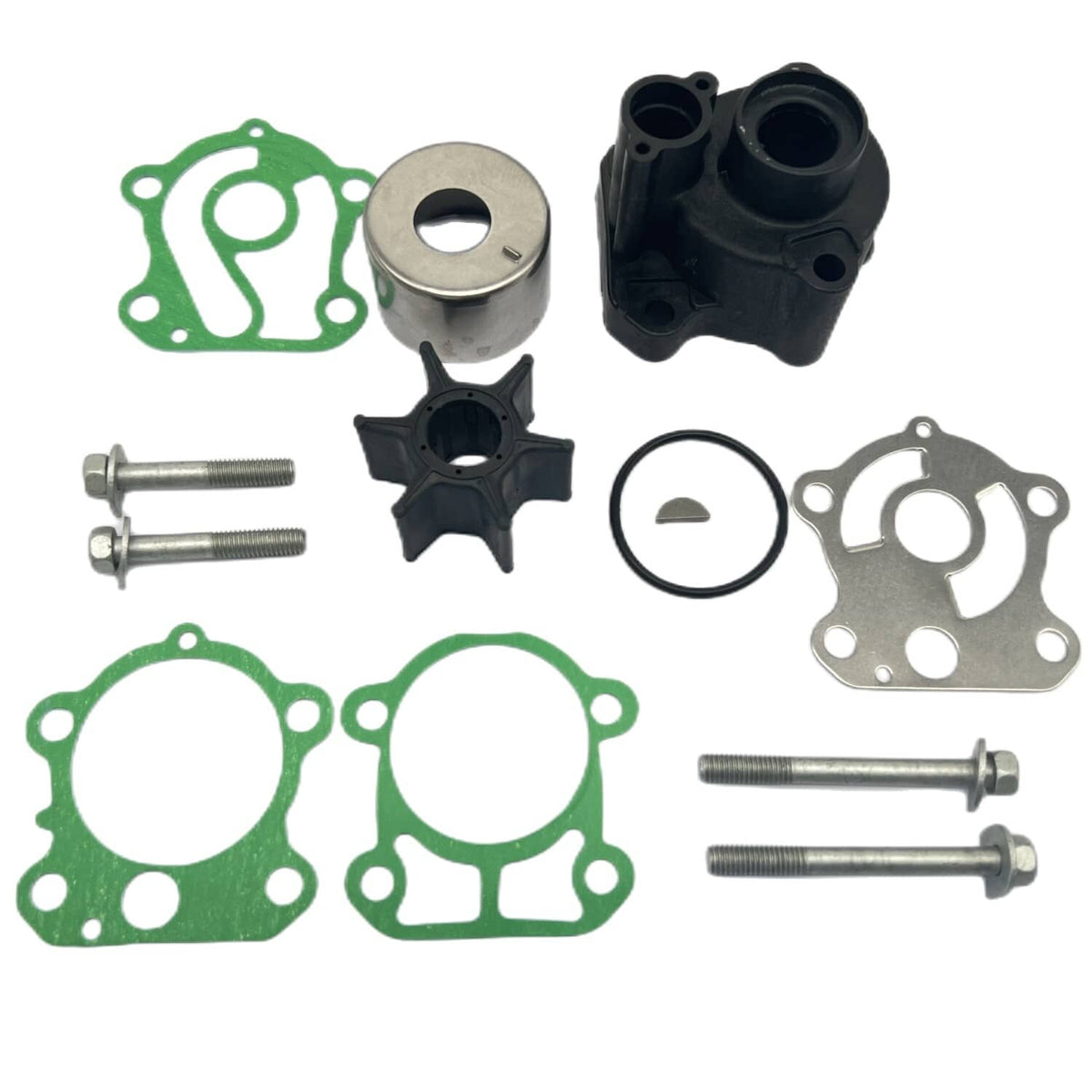 Solid Spare Water Pump Impeller Kit w/Housing for Yamaha 75/80/90/100HP 67F-W0078-00 18-3409