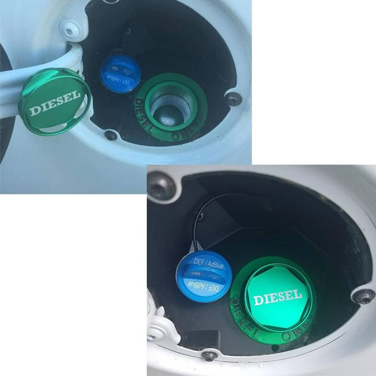 Solidspare Magnetic Diesel Fuel Cap Aluminum For 2013-2018 Ram 1500 2500 3500