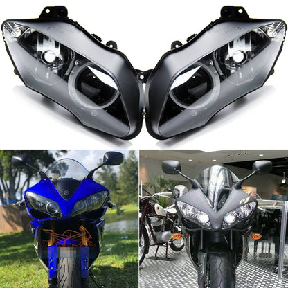 Solidspare For Yamaha YZF R1 YZFR1 R1000 2007-2008 Headlight Headlamp Housing Assembly US