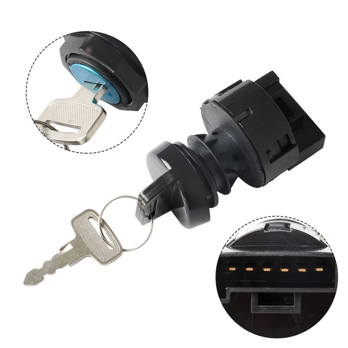 Solidspare 2X Ignition Switch Key For Polaris Sportsman 325 400 450 500 550 570 700 800 900