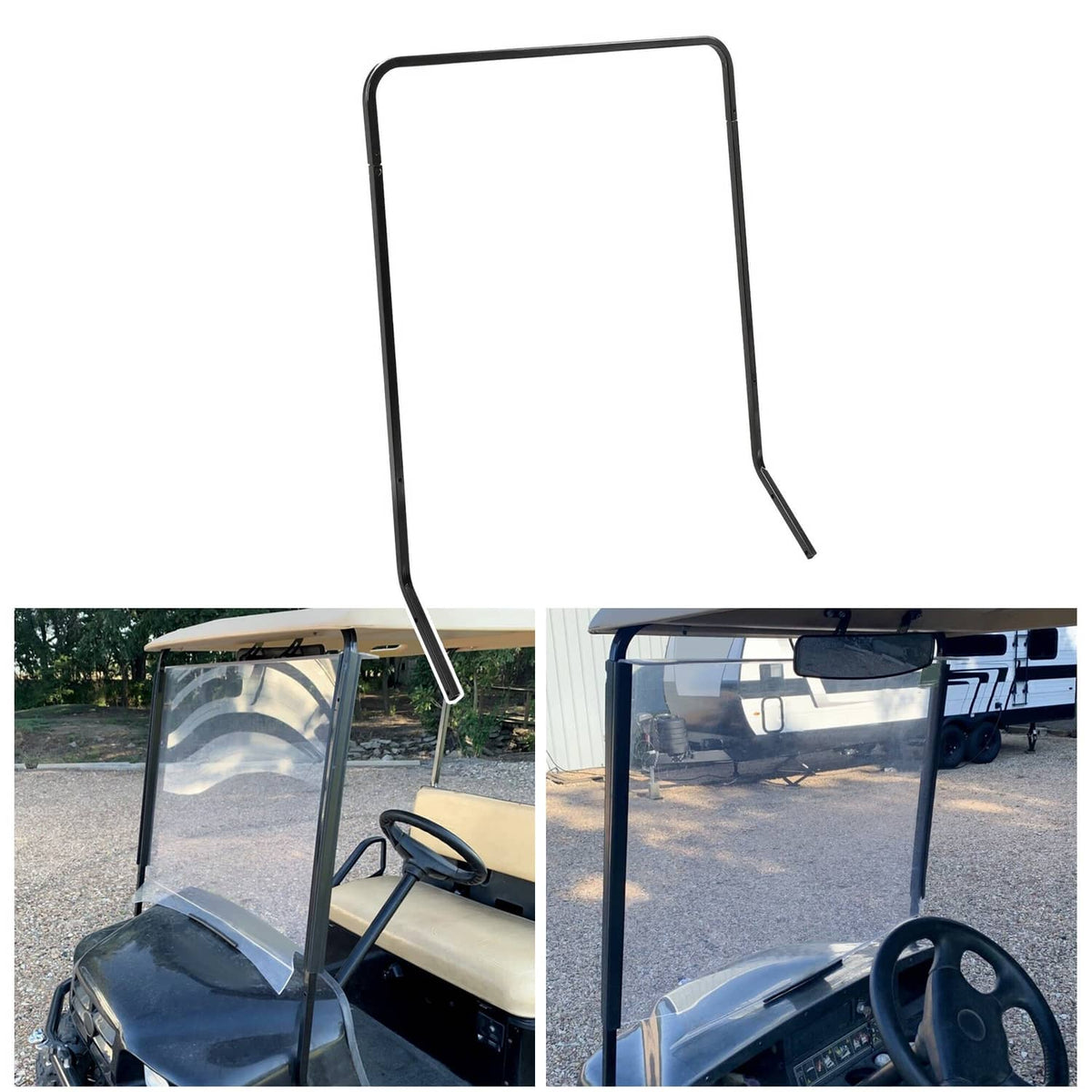 Solidspare Front Strut Support Brackets Roof Top For EZGO Golf Cart TXT Medalist 1994-2013