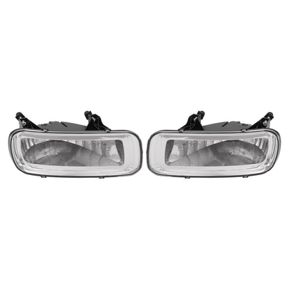 Solid Spare Fog Lights Assembly Clear Lens w/ Bulbs For 04-06 Ford F-150 06 Lincoln Mark LT
