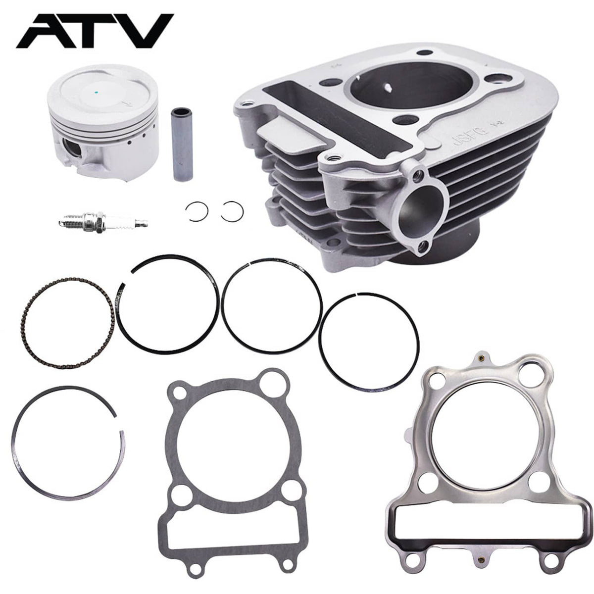 Solidspare For Yamaha Moto 4 YFM225 1986-1988 Cylinder Piston Gasket Top End Kit 70mm