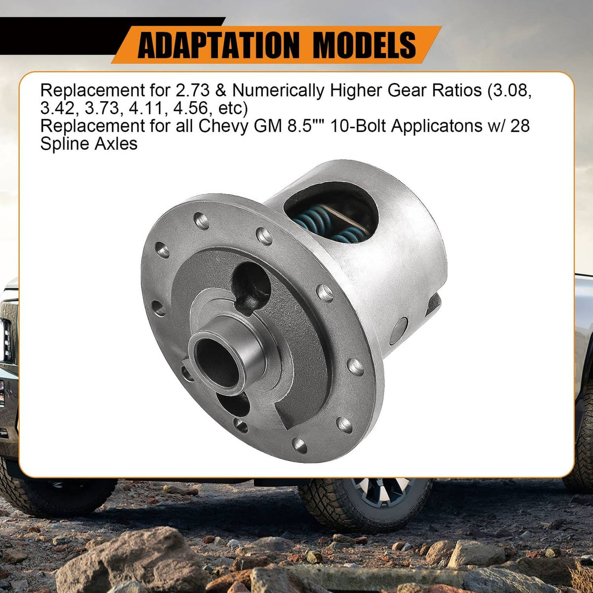 Solidspare For 8.5" 10-Bolt Chevy Posi Unit - 28 Spline Eaton-Style Limited-Slip Heavy Duty