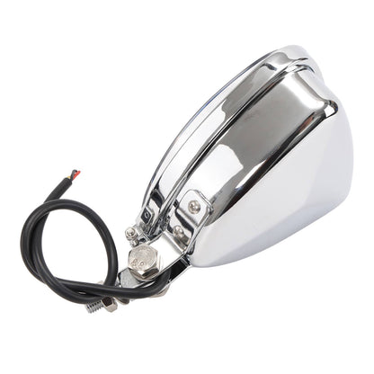 Solidspare Triangle Motorcycle Headlight Head lamp for Harley Motorcycle Chopper Cafe Racer