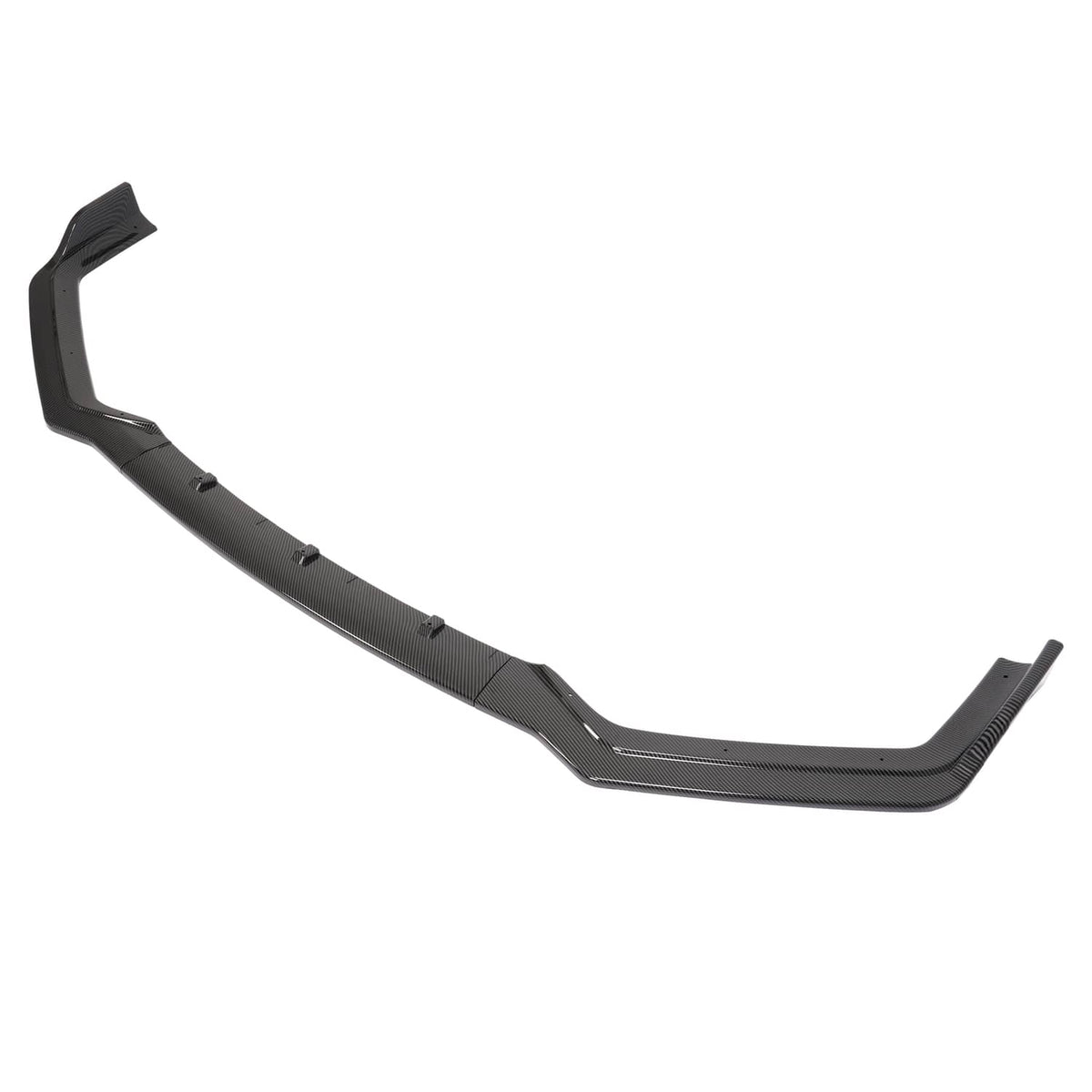 Solid Spare For Infiniti Q50 Sport 2018-2023 Carbon Fiber Front Bumper Lip Spoiler Splitter