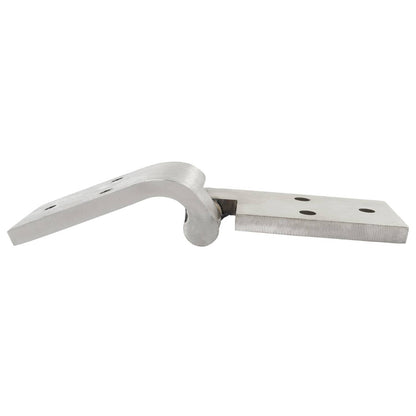 Solid Spare Door Hinges Fit 1966-1977 Early Ford Bronco Silvery 304 Stainless Steel LH&RH