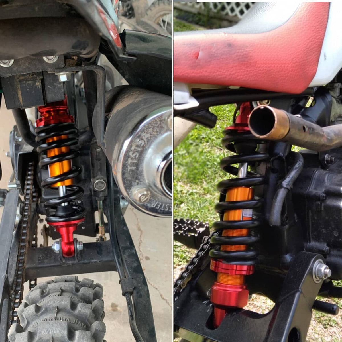 Solidspare For Yamaha TTR90 / PW80 Honda CRF70 /XR100 285mm Rear Shock Absorber Suspension