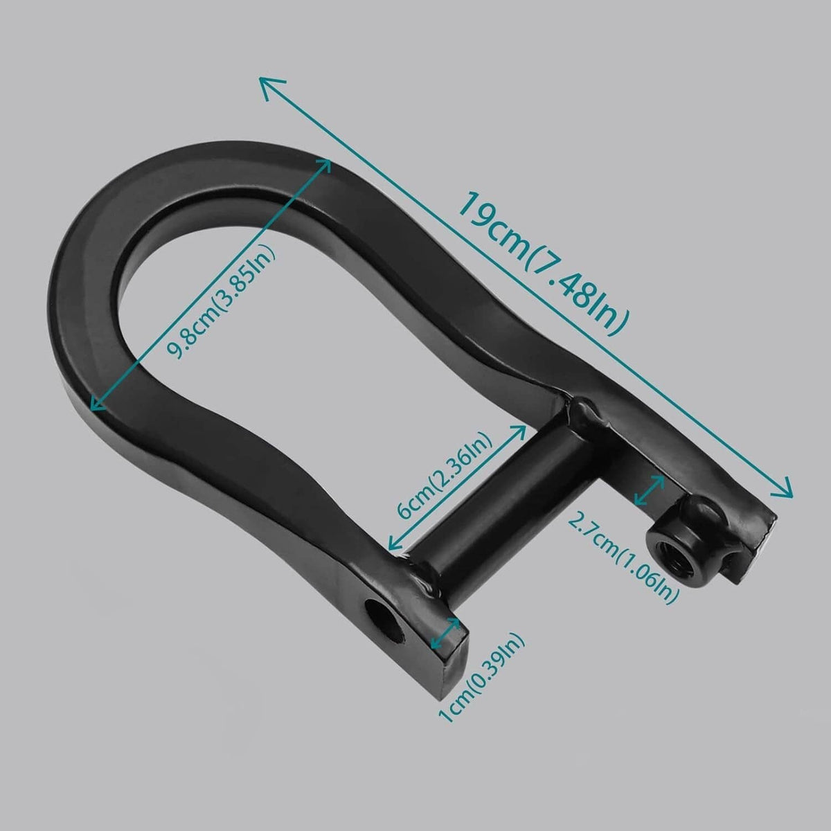 Solid Spare Pair Black Tow Hooks 84072463 For Chevrolet GMC Silverado Sierra 1500 2007-2019