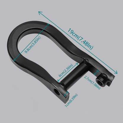 Solid Spare Pair Black Tow Hooks 84072463 For Chevrolet GMC Silverado Sierra 1500 2007-2019