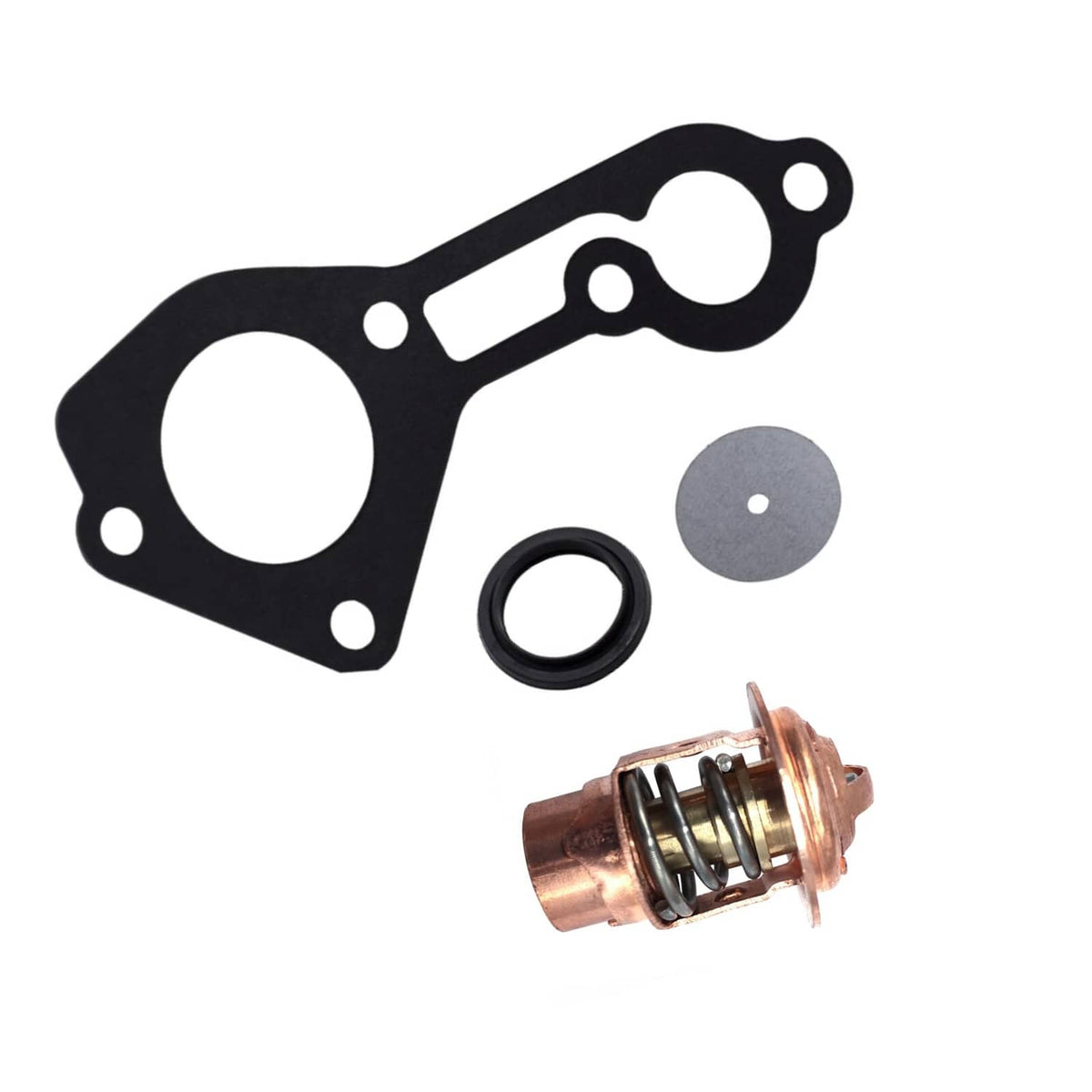 Solid Spare MERCURY MARINER 8032 2 STROKE 143 THERMOSTAT KIT 100 115 125 4 CYL "L4" 803061T1