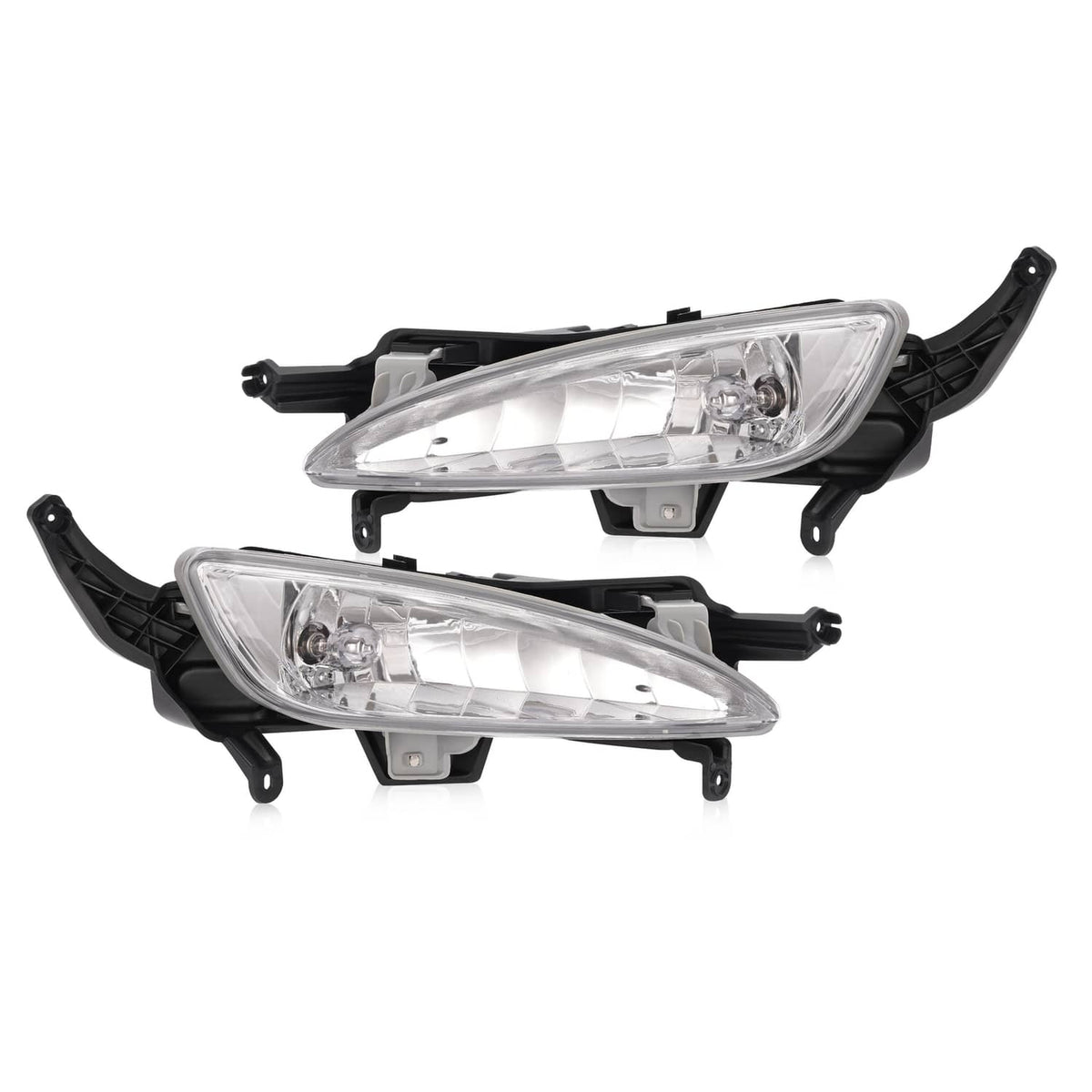 Solid Spare Pair Fog Lights w/Brackets For Kia Optima 2011-2013 (Except HYBRID) RH+LH