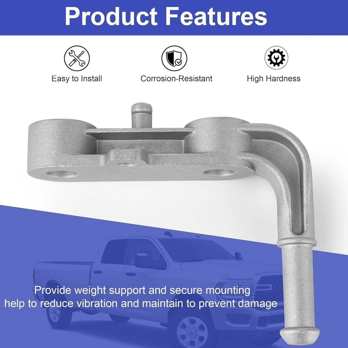 Solidspare Rear Right Exhaust Components-Tailpipe Bracket For 2019-2025 Ram 1500 68395841AA