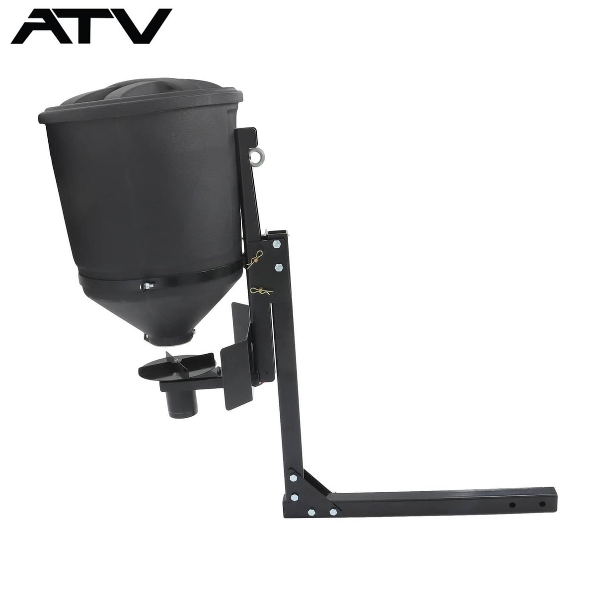 Solidspare Broadcast Spreader For Salt, Grass Seed, Fertilizer, Deer Feeder Seed UTV UTVS16