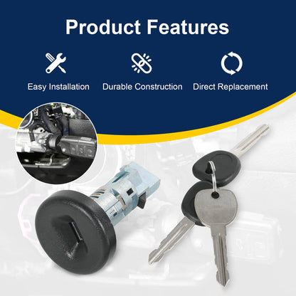 Solidspare IGNITION LOCK CYLINDER For 2007-2013 SILVERADO TAHOE YUKON GMC SIERRA & MORE