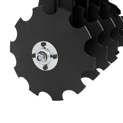 Solidspare 34" Disc Plow Harrow w/ 2-inch Receiver Hitch 8-blade disc For Tractor ATV UTV