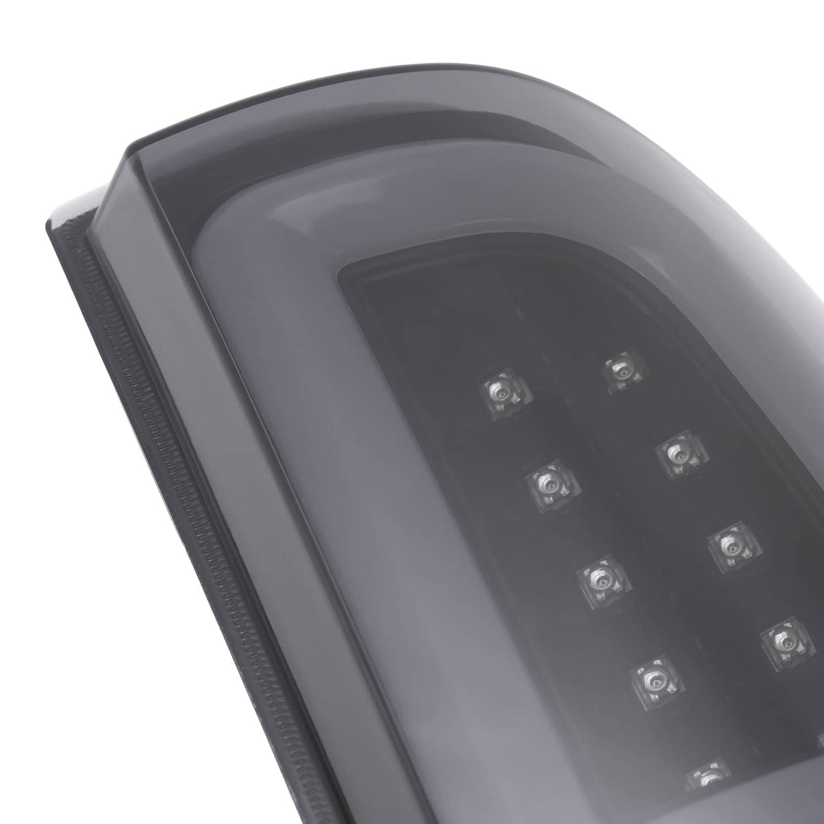 Solid Spare For Ford F250 F350 F450 2008-2016 SD SuperDuty LED Bar Tail Lights Black Smoke