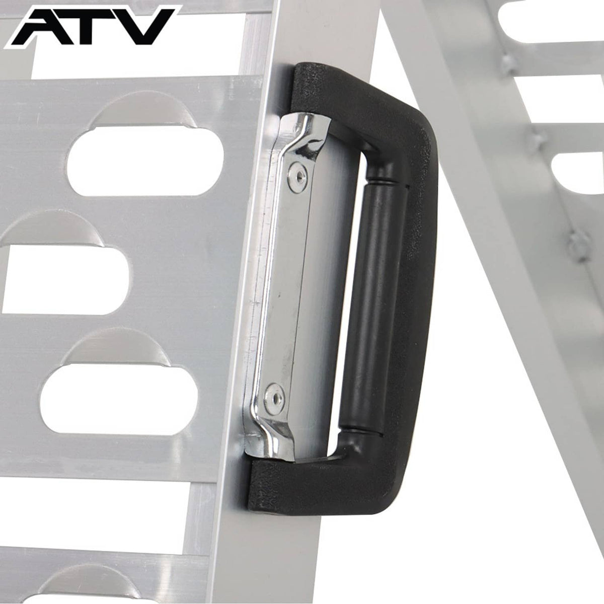 Solidspare Heavy Duty Aluminum Folding Loading Ramp Motorcycle Arched Truck ATV/ UTV 7.5'
