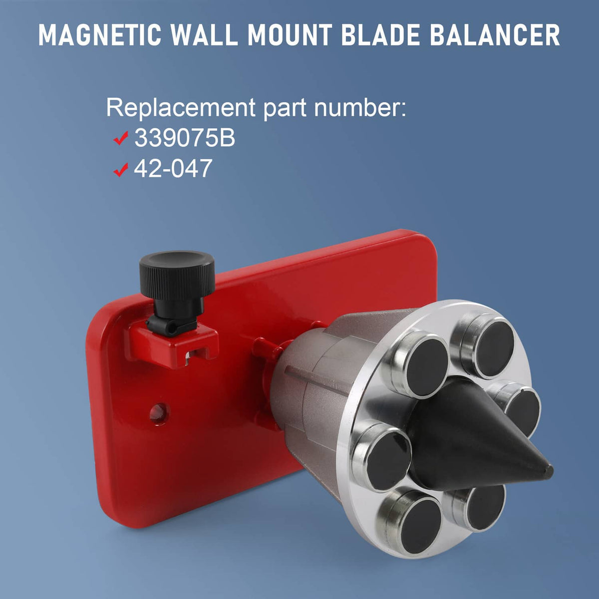 Solidspare 42-047 Magnetic Wall Mount Lawn Mower Blade Balancer Replace Oregon 42-047
