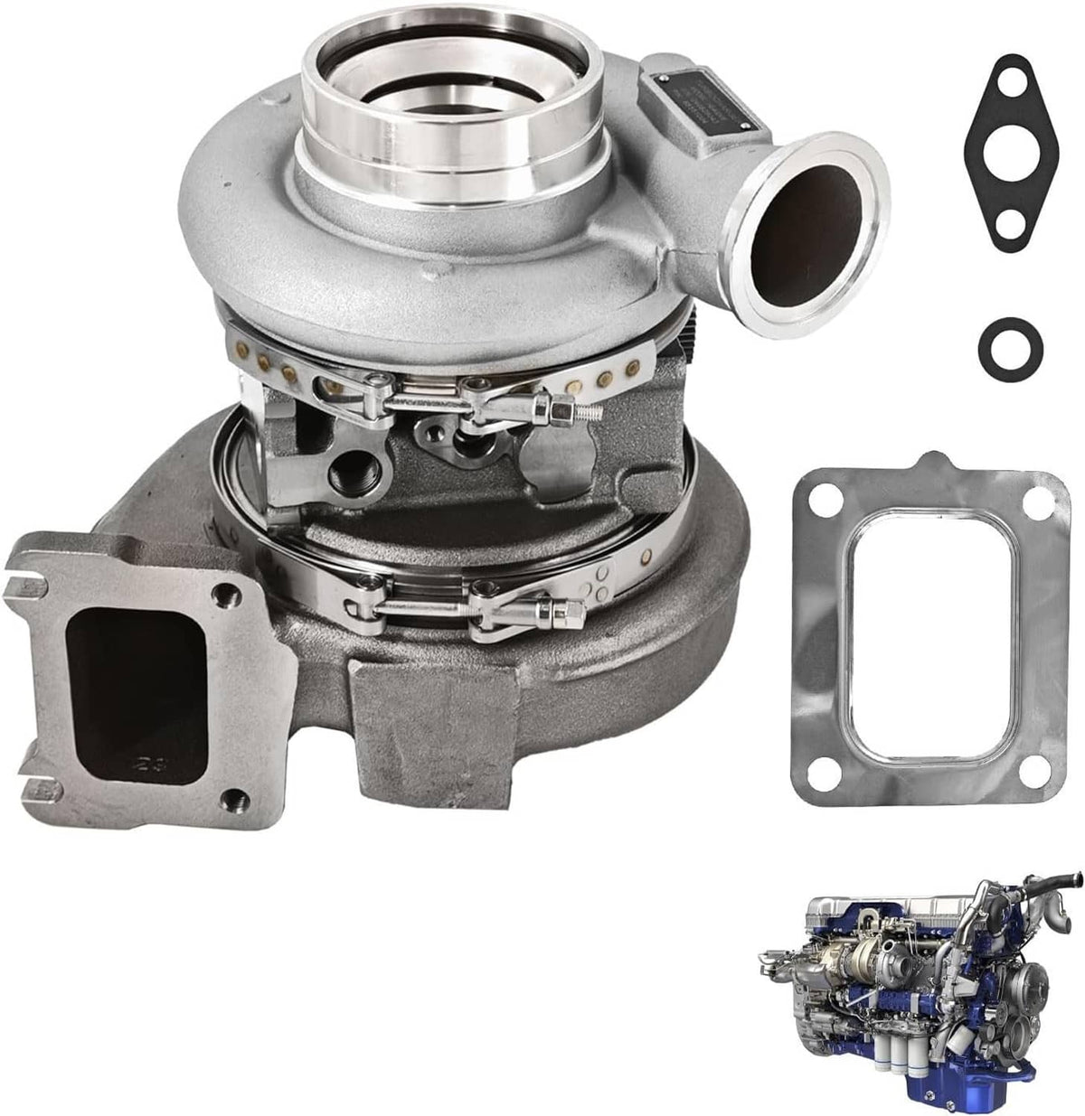 Solidspare New Turbo Turbocharger 85151094 Fits For Volvo D13 Mack MP8 Billet Wheel HE400VE