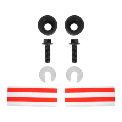 Solid Spare New Front Car Tow Hooks Left Right w/ Hardware Black For Ram 1500 DT 2019-2024