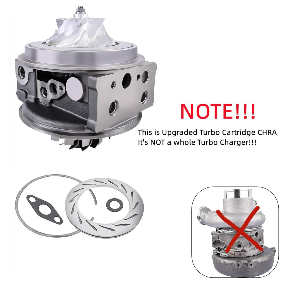 Solidspare Turbo Cartridge HE400VG HE451VE for Holset Cummins ISX 2882111RX 3781362 2841220