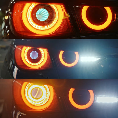 4PCS For 2014-2017 INFINITI Q50  LED Tail Lights Lamp RED Skyline V37 400R Style