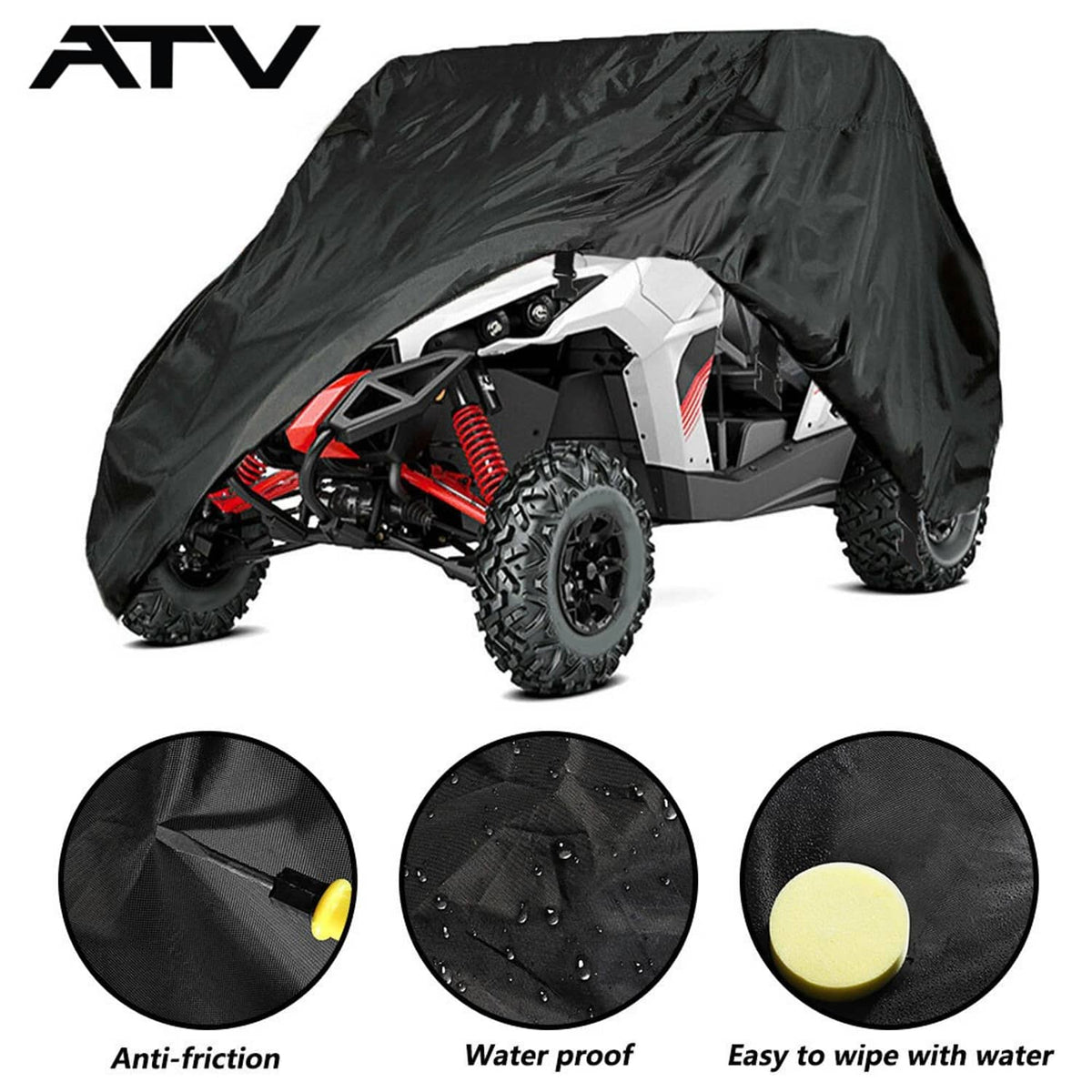 Solidspare Utility Vehicle Cover Waterproof Fit For Can-Am Maverick 1000R 4X4 New