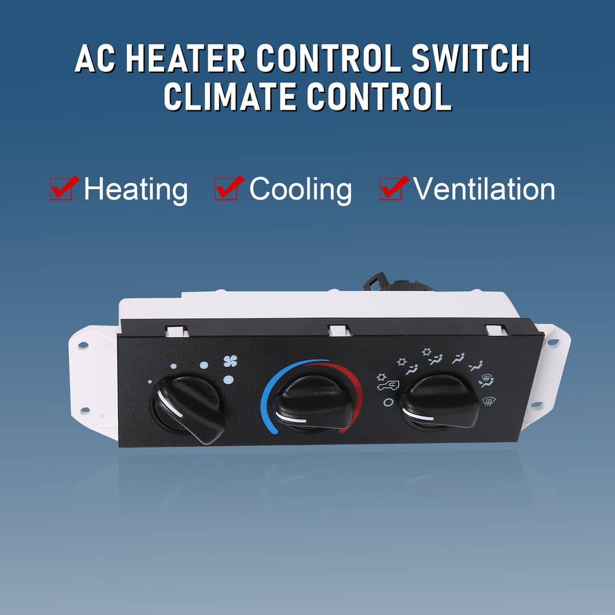 Solidspare For Jeep Wrangler AC 2005-2006 Heater Climate Control Unit 55056558AA 55056558AB