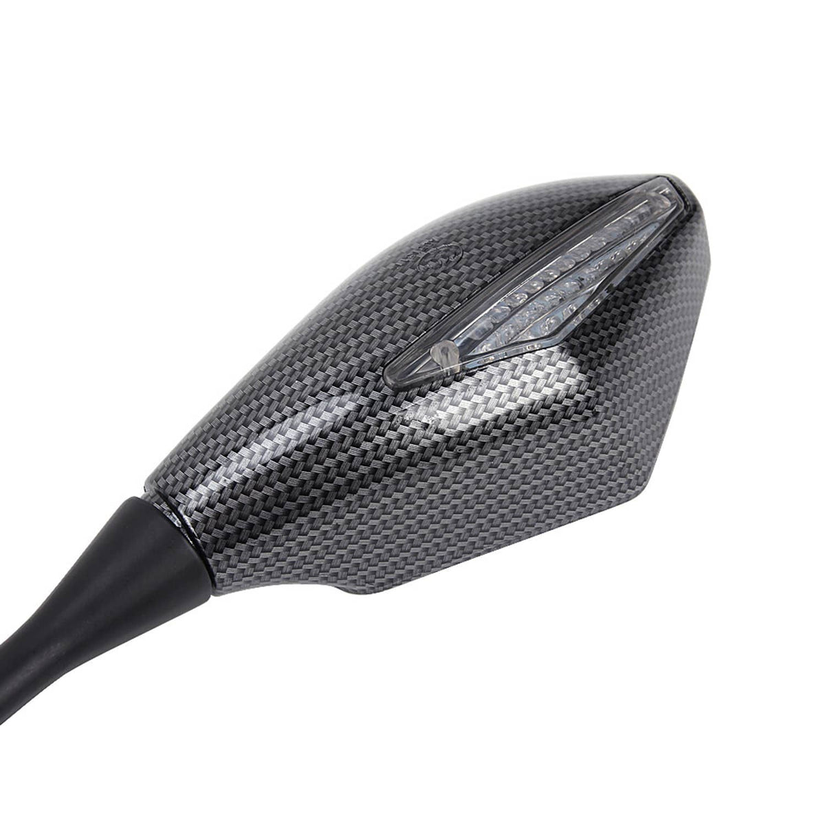 Solidspare LED Turn Signal Integrated Rear View Mirrors For Suzuki Katana GSXR 600 750 1000