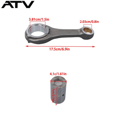 Solidspare Piston Kit & Connecting Rod 3022288 2206356 For Polaris RZR Ranger Sportsman 570
