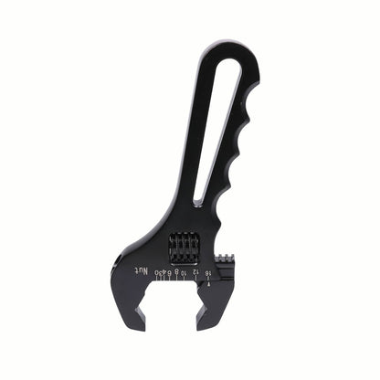 Solidspare Aluminum 3AN-16AN Adjustable Wrench Tool Spanner Black For Hose End Fitting