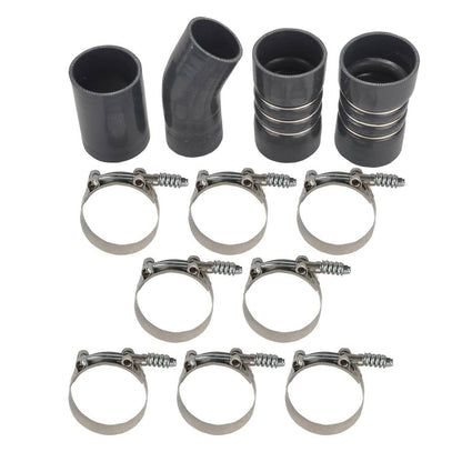 Solidspare Turbo Intercooler Boot Clamp Kit Intercooler CAC Hose For 03-07 Ford 6.0L Diesel