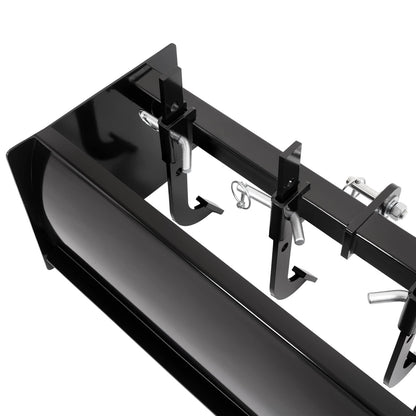 Solidspare 55" Tow Behind Box Scraper Blade Three-Point Quick Hitch For Cat 0 Cat 1 Tractor