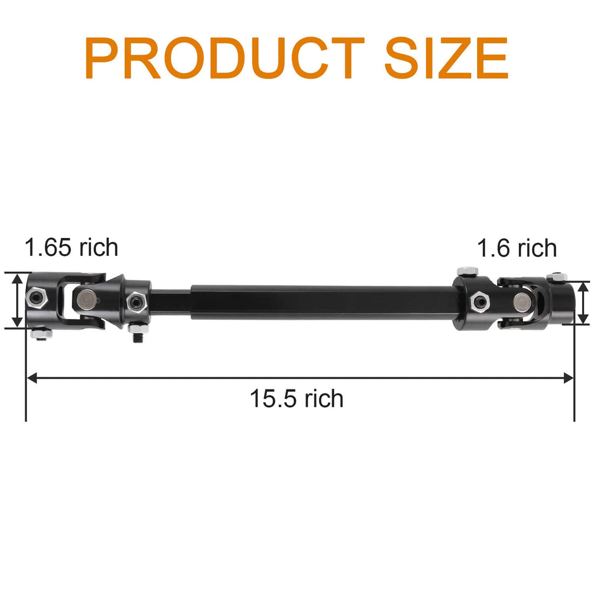 Solidspare Steering Shaft For 82-93 S10 82-88 G-Body LS Swap 71223022HKR
