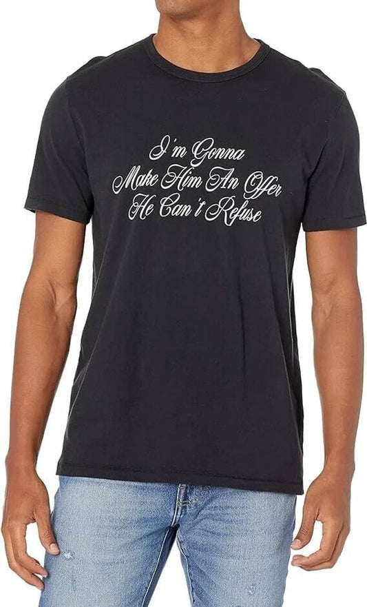 Solid Spare Lucky Brand The Godfather Poster Tee 2XL / XXL Black - New With Tags